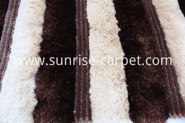 Silk 3D & 4D Shaggy Brown Beige Silk 3D & 4D Shaggy Brown Beige